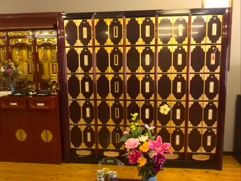 アルミ納骨壇納入 香峰寺様