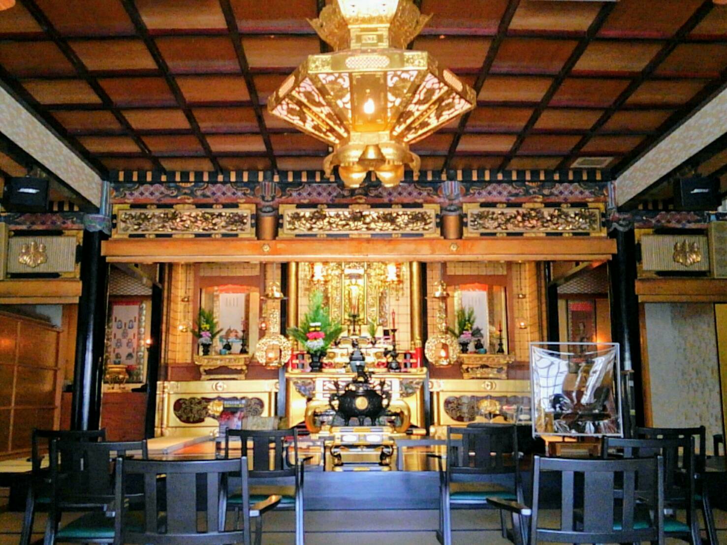 内陣修復新調 願心寺